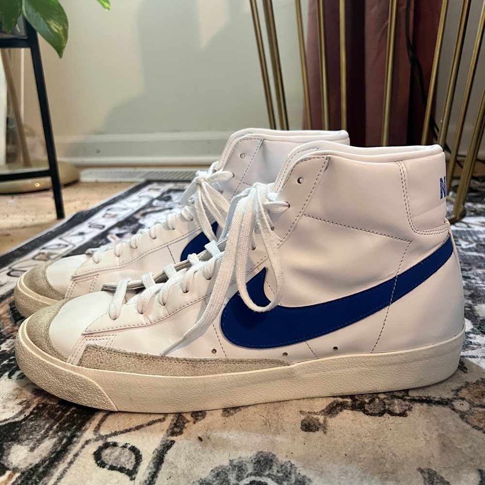 Nike Blazer Mid '77 Vintage Racer Blue High Top Sneaker Men’s Size 14 BQ6806 103 - Picture 2 of 10